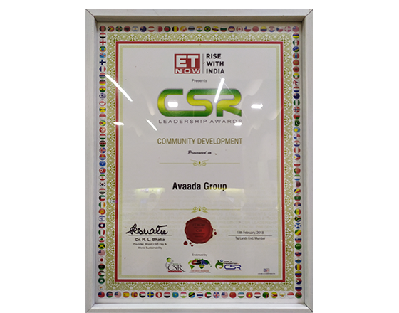 ET-Now-Rise-with-India-CSR_certificate-Community-Development